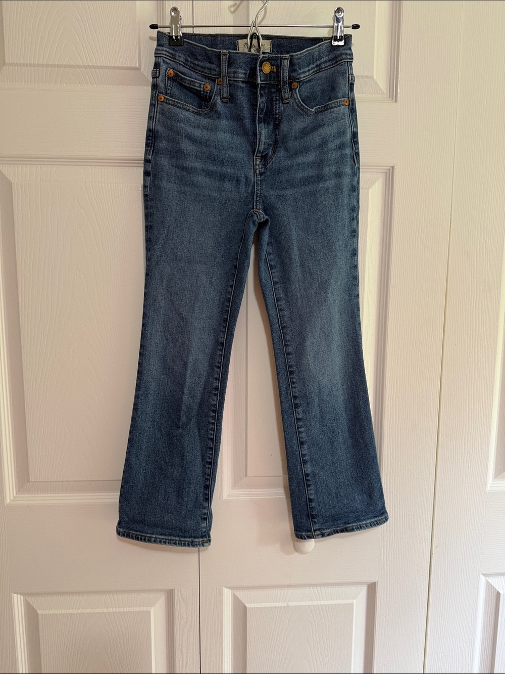 Madewell Women's Dark Blue Boot-Cut Jeans